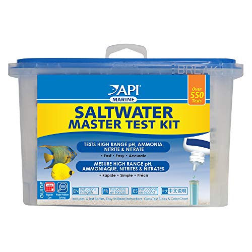 Product Cover API SALTWATER MASTER TEST KIT 550-Test Saltwater Aquarium Water Test Kit