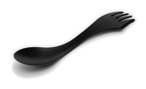 Product Cover Light My Fire Original BPA-Free Tritan Spork with Full-Sized Spoon, Fork and Serrated Knife Edge, Black