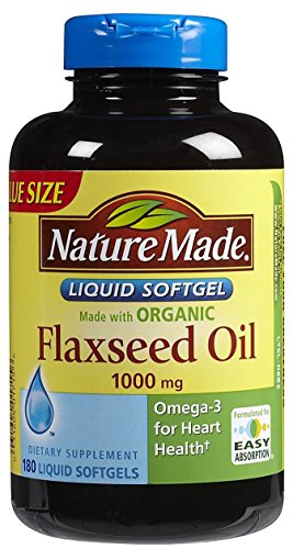 Product Cover Nature Made Flaxseed Oil 1,000 mg Softgels, 180 ct