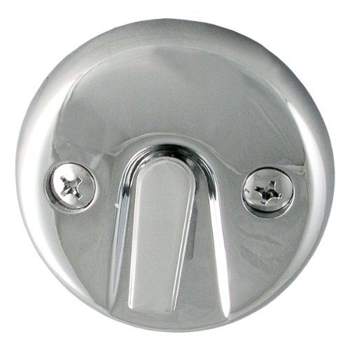 Product Cover LDR 502 5110 Bath Tub Waste And Overflow Trip Lever Plate, Chrome