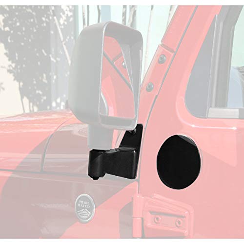 Product Cover Rugged Ridge 11025.04 Black Mirror Relocation Bracket - Pair