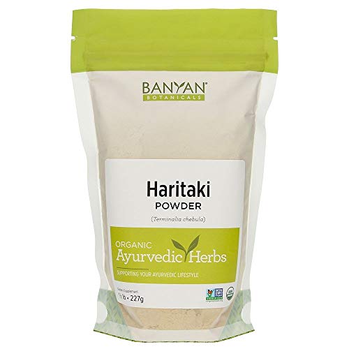 Product Cover Banyan Botanicals Haritaki Powder - Certified Organic, 1/2 Pound - Terminalia chebula - Detoxification & Rejuvenation*