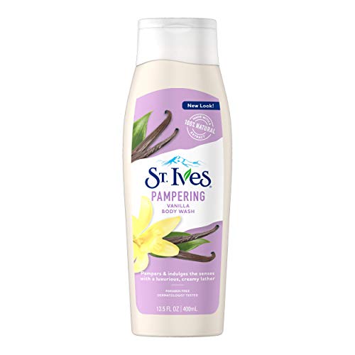 Product Cover St. Ives Pampering Body Wash, Vanilla, 13.5 oz (Pack of 6)