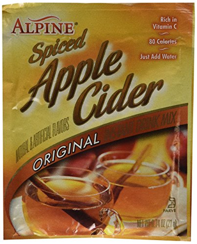 Product Cover Alpine Spiced Cider Original Apple Flavor Drink Mix , 60 Packets of 0.74-Ounce
