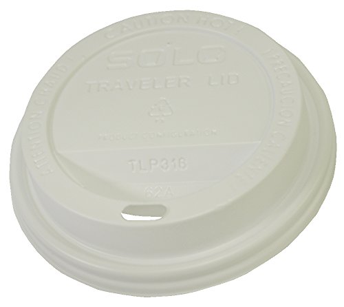 Product Cover Starbucks SBK1117280 Plastic Hot Cup Lids, 12 oz (Pack of 1000)
