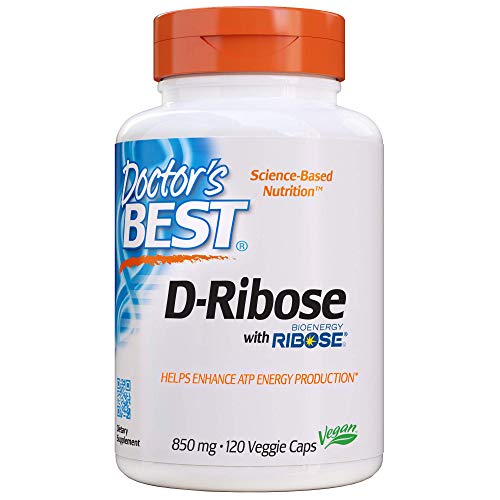 Product Cover Doctor's Best D-Ribose with Bioenergy Ribose, Vegan, Energy Enhancement, 120 Veggie Caps