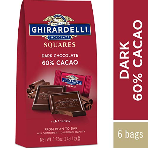 Product Cover Ghirardelli Chocolate Squares, Dark Chocolate, 5.25 oz., (Pack of 6)