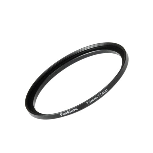 Product Cover Fotodiox Metal Step Up Ring, Anodized Black Metal 72mm-77mm, 72-77 mm