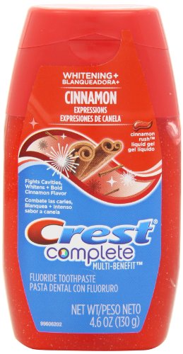 Product Cover Crest Complete Multi-Benefit Whitening Plus Expressions Cinnamon Rush Liquid Gel Toothpaste 4.6 (Pack of 4)