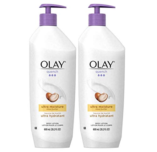 Product Cover Olay Quench Body Lotion Ultra Moisture with Shea Butter and Vitamins E and B3, 20.2 oz (Pack of 2)