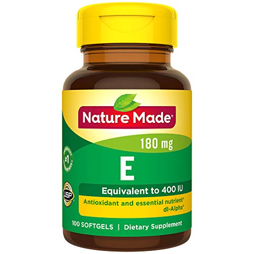 Product Cover Nature Made Vitamin E 180 mg (400 IU) dl-Alpha Softgels, 100 Count for Antioxidant Support (Pack of 3)