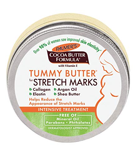 Product Cover Palmer's Cocoa Butter Formula Tummy Butter Balm for Stretch Marks & Pregnancy Skin Care | 4.4 Ounces (Pack of 3)