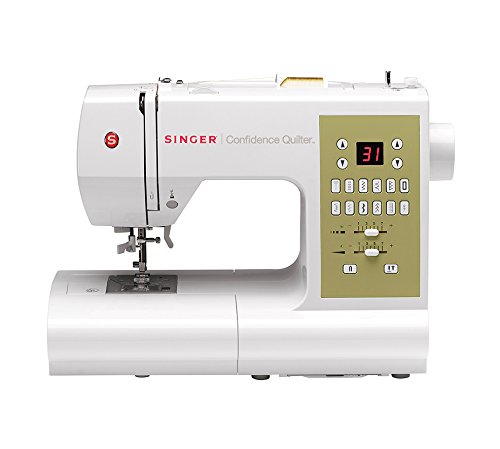 Product Cover SINGER Confidence Quilter 7469Q Computerized Electronic Portable Sewing Machine with 98 Builtin Stitches, Easy Threading, Programmable Needle UpDown, 2 STAYBRIGHT LEDs,Best Sewing Machine for Quilting