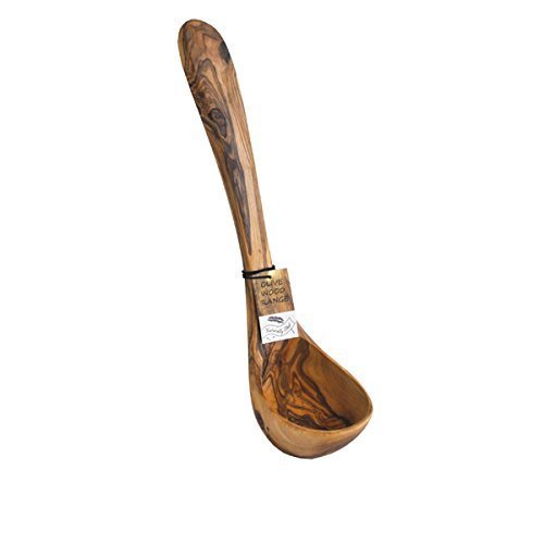 Product Cover Naturally Med Olive Wood Soup Ladle