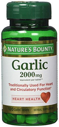 Product Cover Nature's Bounty Garlic 2000mg, Tablets 120 ea (Pack of 4)
