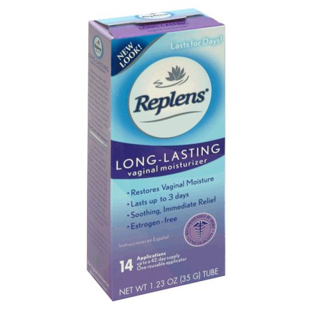 Product Cover Replens Long-Lasting Vaginal Moisturizer with Reusable Applicator, 35-Gram Tubes (Pack of 2)