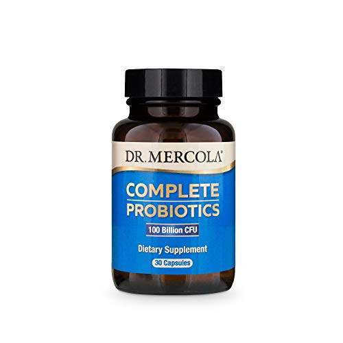 Product Cover Dr. Mercola, Complete Probiotics (70 Billion CFU) 30 Servings (30 Capsules), Helps Support Digestive Health, Non GMO, Soy Free, Gluten Free