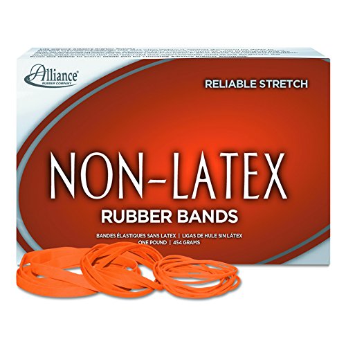 Product Cover Alliance Rubber 37176#117B Non-Latex Rubber Bands, 1 lb Box Contains Approx. 250 Bands (7