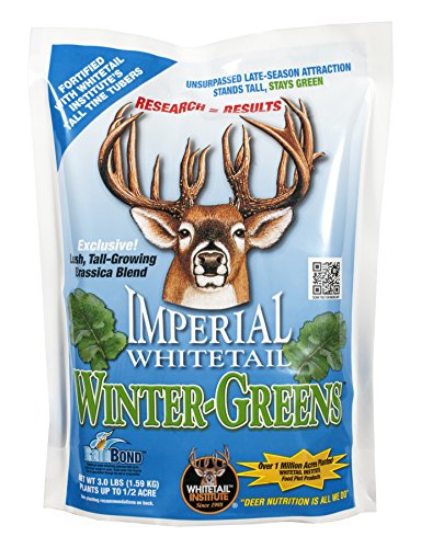 Product Cover Whitetail Institute Imperial Winter-Greens Food Plot Seed (Fall Planting), 12-Pound (2 Acres)