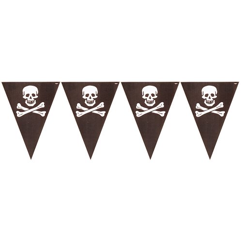 Product Cover Creative Converting Buried Treasure Party Flag Banner - 295185