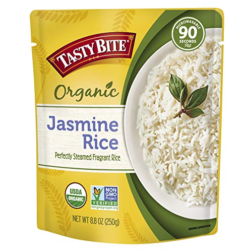 Product Cover Tasty Bite Jasmine Rice 8.8 Ounce (Pack of 6), Thai Style Fragrant Jasmine Rice, Fully Cooked, Ready to Serve, Microwaveable, Vegan Gluten-Free No Preservatives