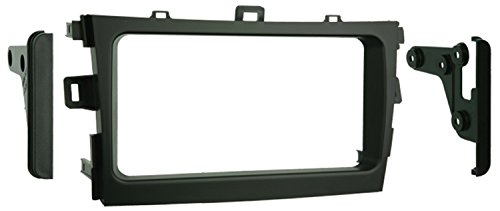 Product Cover Metra 95-8223S Double DIN Installation Kit for 2009-up Toyota Corolla Vehicles (Black)