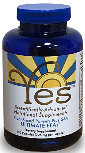 Product Cover Yes Parent Essential Oils ULTIMATE EFAs 120 Capsules, Based On The Peskin Protocol, Plant Based Organic Ingredients, Omega 3 6, Vegetarian So No Fishy Aftertaste, Keto Friendly (Reduces Carb Cravings)