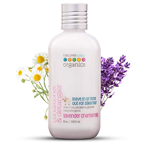 Product Cover Nature's Baby Organicss Hair Conditioner & Detangler, Lavender Chamomile, 8 Oz