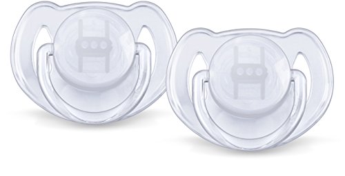 Product Cover Philips Avent Orthodontic Pacifier, 6-18 Months, Translucent Colors SCF170/22, Colors May Vary