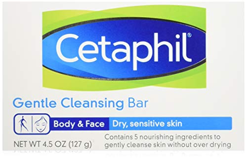 Product Cover Cetaphil Gentle Cleansing Bar for Dry/Sensitive Skin 4.50 Ounce (Packs of 6)