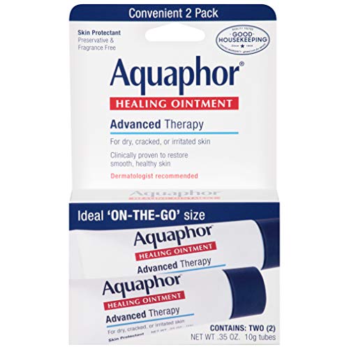 Product Cover Aquaphor Healing Ointment To-go Pack - Moisturizer for Dry Chapped Skin - Two .35 oz. Tubes