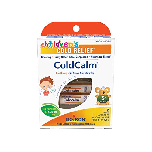 Product Cover Boiron Children's Coldcalm, 2 Pack (80 Pellets per Pack), Homeopathic Medicine for Cold Relief