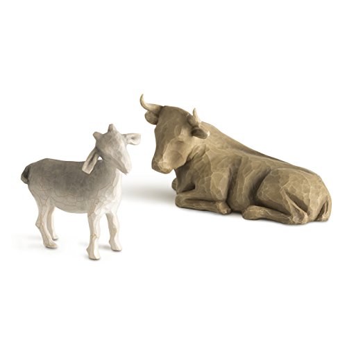 Product Cover Willow Tree hand-painted sculpted figures, Ox and Goat, 2-piece set