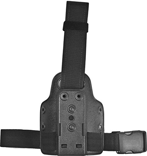 Product Cover Safariland Small Tactical Plate with One Elastic Strap with Harness (Black STX Tactical Finish)