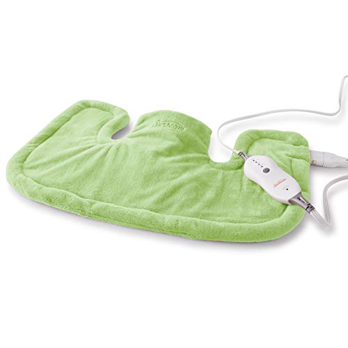 Product Cover Sunbeam Heating Pad for Neck & Shoulder Pain Relief | Standard Size Renue, 4 Heat Settings with Auto-Off | Spa Green, 14-Inch x 22-Inch