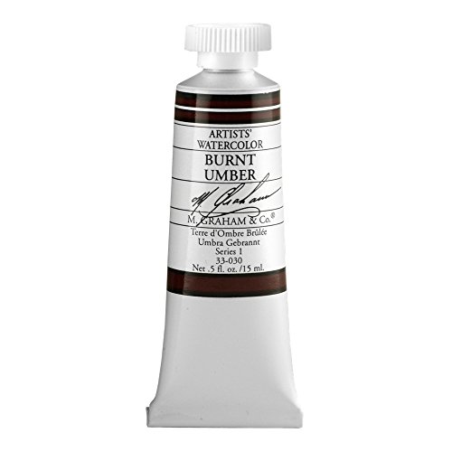 Product Cover M. Graham 1/2-Ounce Tube Watercolor Paint, Burnt Sienna (33-020)