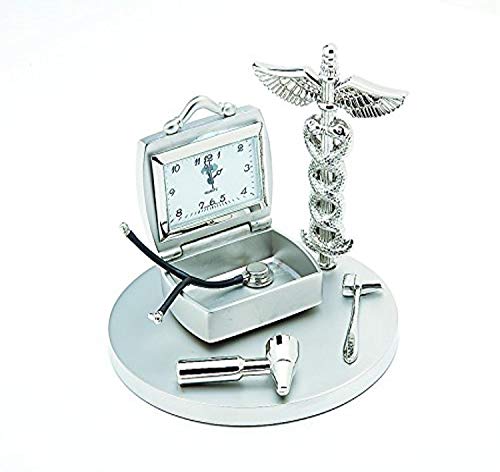 Product Cover Sanis Enterprises Doctor's Clock, 3.5-Inch, Silver