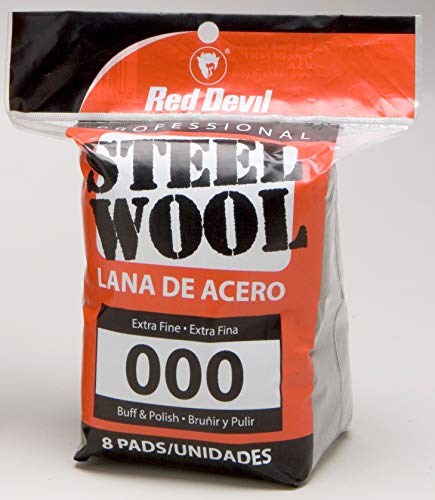 Product Cover Red Devil 0321 Steel Wool, 000 Extra Fine, 8 Pads