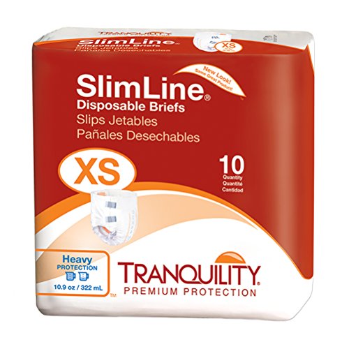 Product Cover Tranquility SlimLine Original Adult Disposable Brief - XS - 10 ct