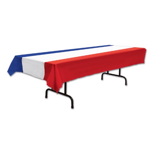 Product Cover Patriotic Tablecover (red, white, blue) Party Accessory  (1 count) (1/Pkg)