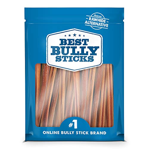 Product Cover Best Bully Sticks 6-inch Supreme Bully Sticks (25 Pack) All Natural Dog Treats