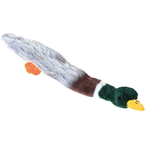Product Cover Multipet 18-Inch Migrators-Empty Nesters Dog Toy with Squeakers without Stuffing, Mallard