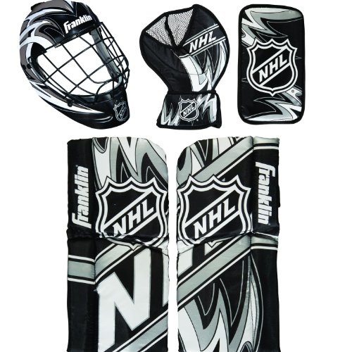 Product Cover Franklin Sports 12436  NHL Mini Hockey Goalie Equipment with Mask Set