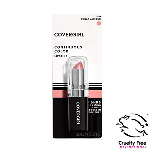 Product Cover COVERGIRL Continuous Color Lipstick Sugar Almond 010, 0.13 oz (packaging may vary)