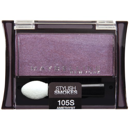 Product Cover Maybelline New York Expert Wear Eyeshadow Singles, Amethyst 105 Stylish Smokes, 0.09 Ounce