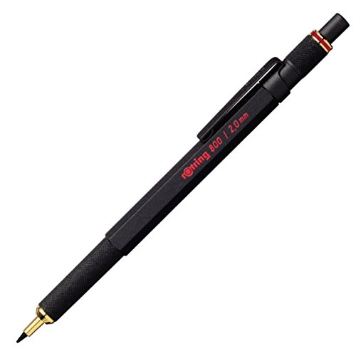 Product Cover Rotring 800 Lead Holder Clutch Knock System - 2 mm - Black Body
