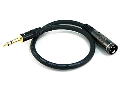 Product Cover Monoprice 104759 1.5-Feet Premier Series XLR Male to 1/4-Inch TRS Male 16AWG Cable