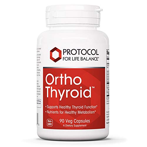 Product Cover Protocol For Life Balance - Ortho ThyroidTM - Supports Healthy Thyroid Function and Provides Nutrients for Healthy Metabolism, Cognitive Brain Function, Energy Production - 90 Veg Capsules