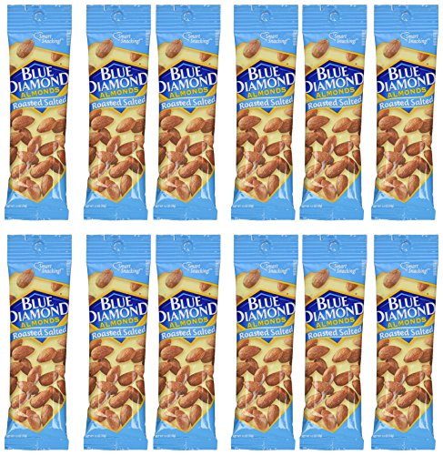 Product Cover Blue Diamond Almonds, 1.5oz tubes, Roasted Salted, 12 ea