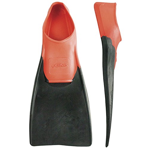 Product Cover FINIS Long Floating Fins , Red/Black, S (US Male 3-5 / US Female 4-6)
